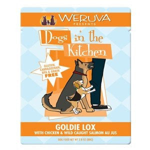 Weruva Dogs In The Kitchen Goldie Lox Chicken & wild-caught Salmon pouch