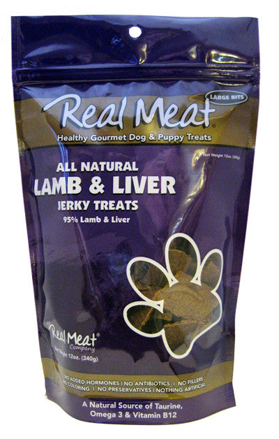 Real Meat All Natural Lamb & Liver Jerky Treats