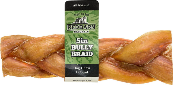 Red Barn 5in Braided Bully Stick