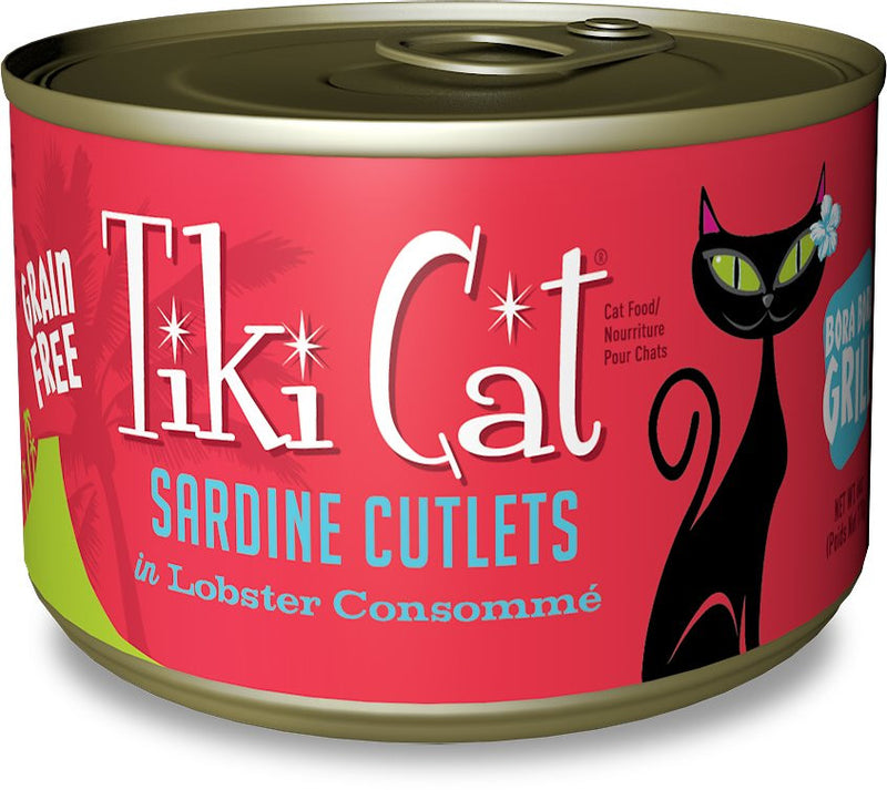 Tiki Cat Sardine Cutlets In Lobster