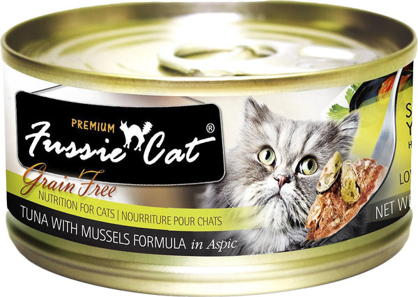 Fussie Cat premium Tuna with Mussel
