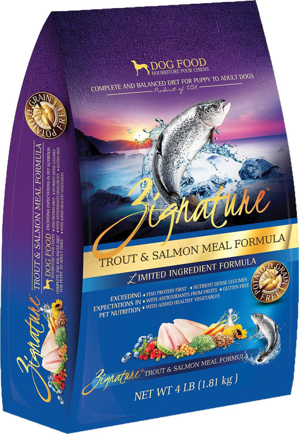 Zignature Trout & Salmon Meal Limited Ingredient Formula Grain-Free